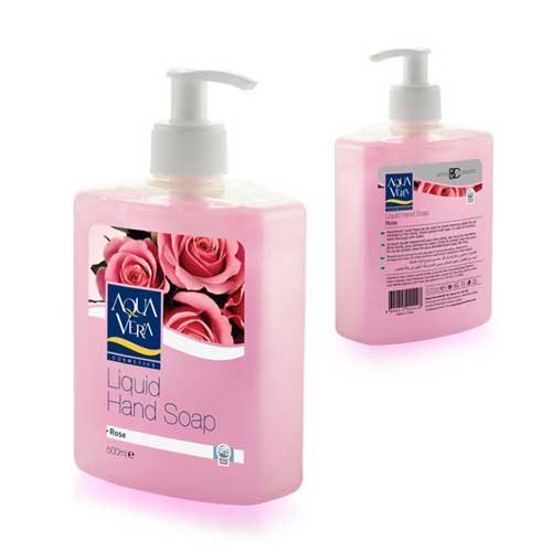 AV LIQUID HAND SOAP ROSE 500ml 12/C
