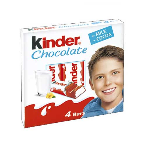 KINDER CHOCOLATE 4 BARS 50G 20/C