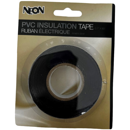NEON PVC INSUL.TAPE 18MMX25M 6X24/C